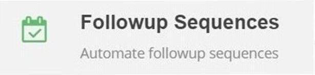 email followup Sequence, automate followup sequences